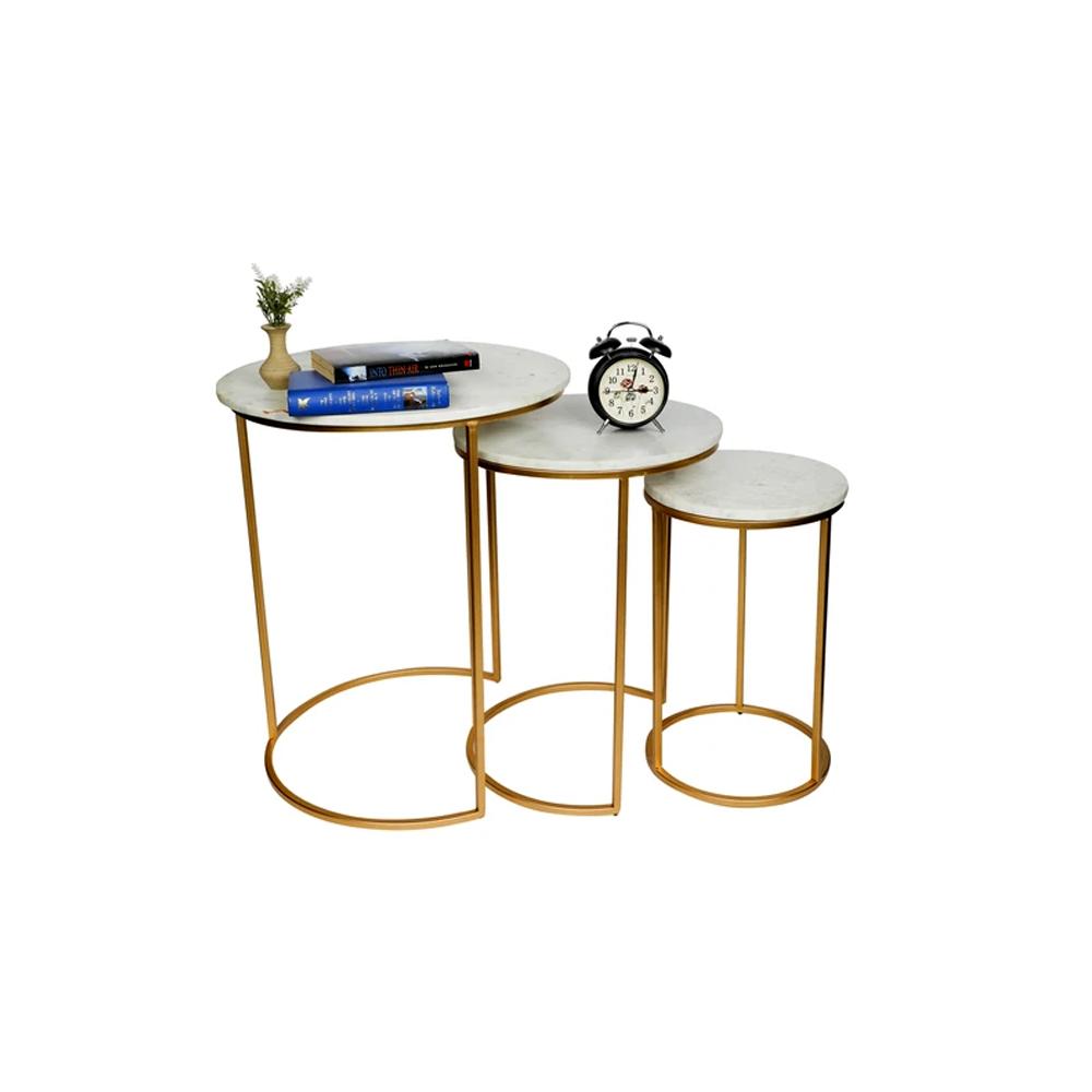 Trio Golden Premium Coffee Tables Set of 3