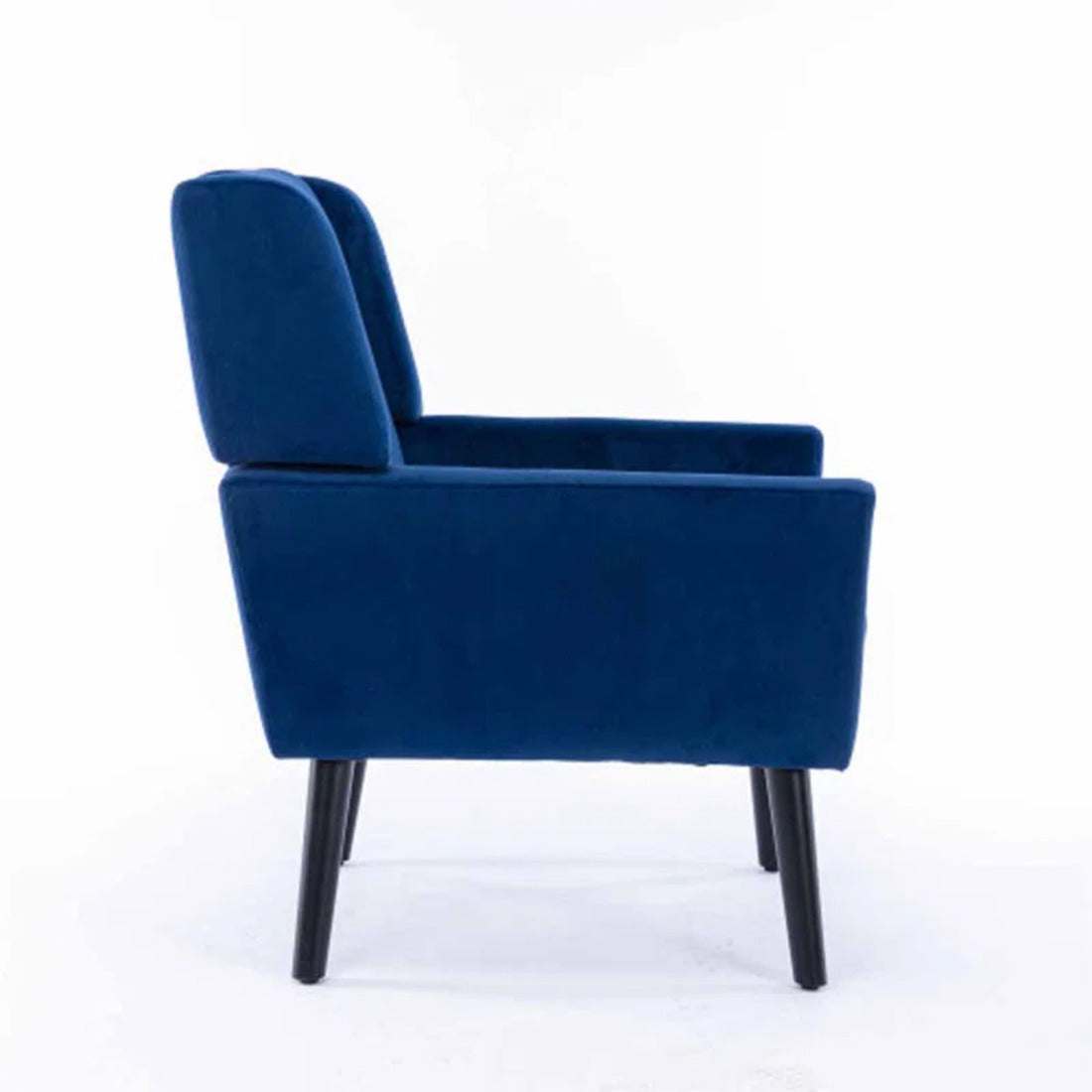 Urban Blue Luxurious Soft Velvet Armchair